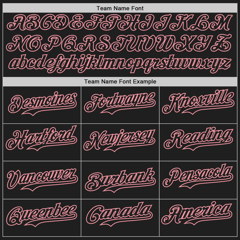 Custom Black-Medium Pink Classic Vertical Stripe Fluid Liquid Texture Authentic Baseball Jersey