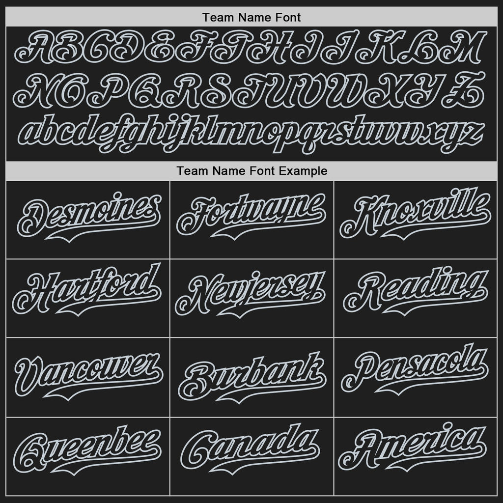 Custom Black-Silver Classic Vertical Stripe Fluid Liquid Texture Authentic Baseball Jersey
