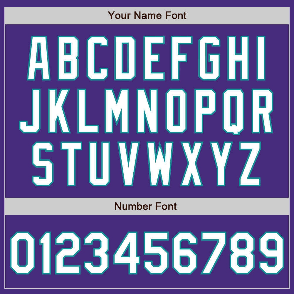 Custom Purple White-Teal Classic Vertical Stripe Fluid Liquid Texture Authentic Baseball Jersey