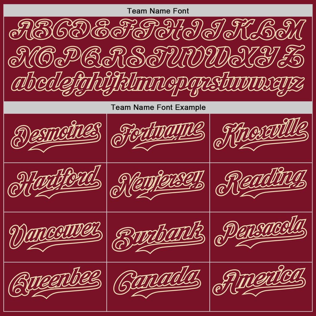 Custom Crimson Cream-Cream Classic Vertical Stripe Fluid Liquid Texture Authentic Baseball Jersey