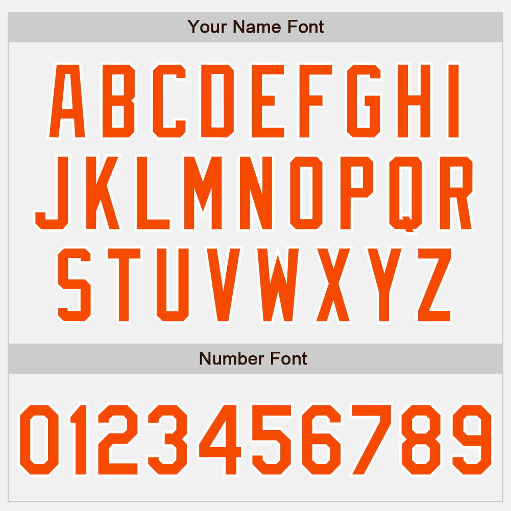 Custom White Orange-Brown Gradient Vertical Stripe Argentina Style Authentic Baseball Jersey