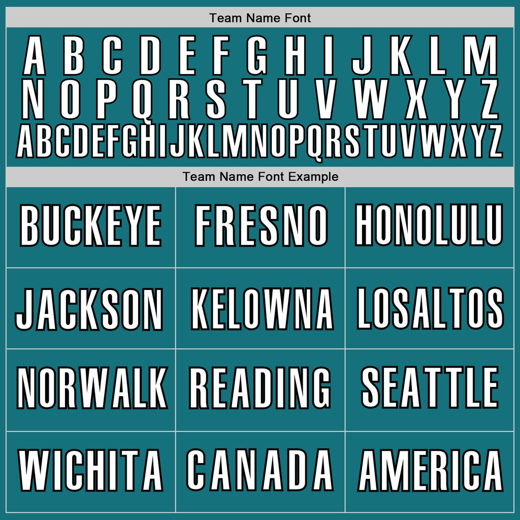 Custom Teal White-Black Classic Color Block Side Panel Stripe Authentic Baseball Jersey