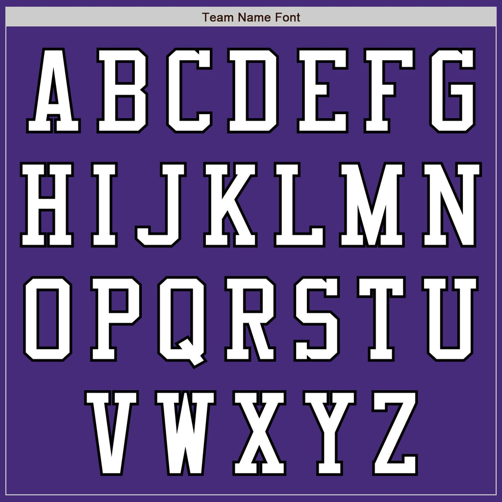 Custom Purple White-Black Authentic Baseball Jersey