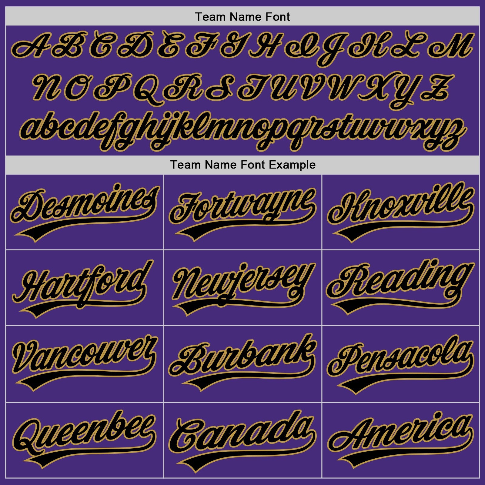 Custom Purple Black-Old Gold Authentic Baseball Jersey