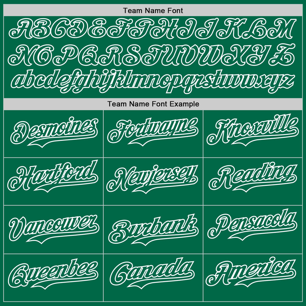 Custom Green White-Old Gold Star Raglan Sleeves Authentic Baseball Jersey