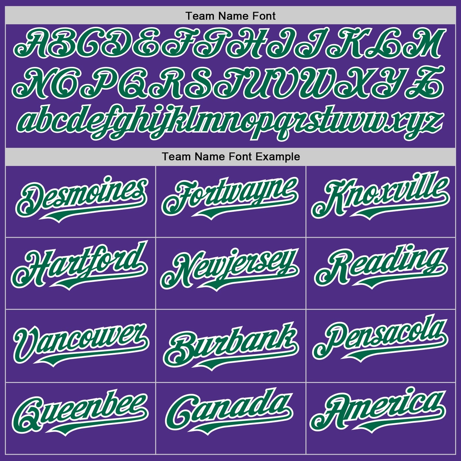 Custom Purple White-Kelly Green Pinstripe Authentic Split Fashion Baseball Jersey