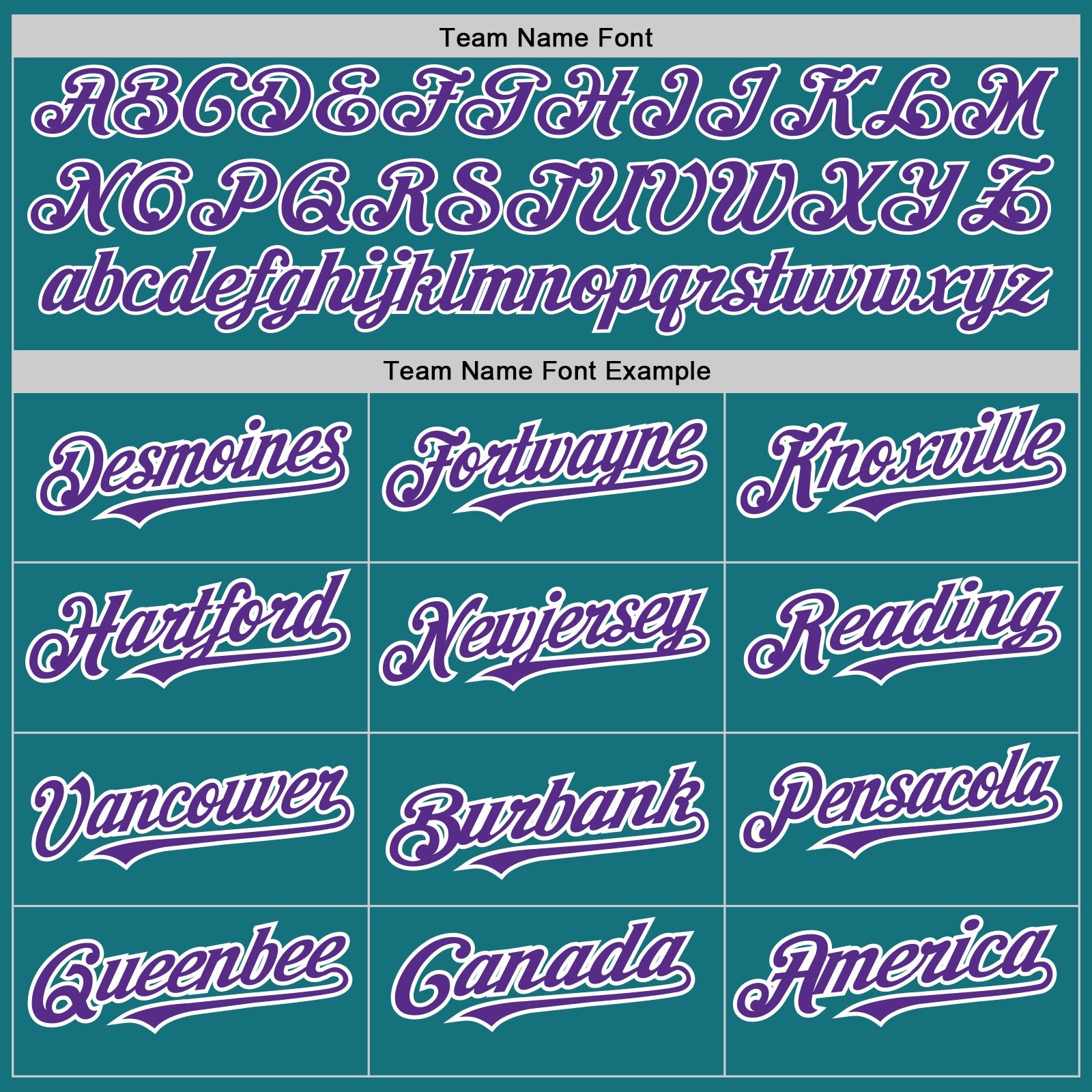 Custom Teal White-Purple Pinstripe Authentic Split Fashion Baseball Jersey