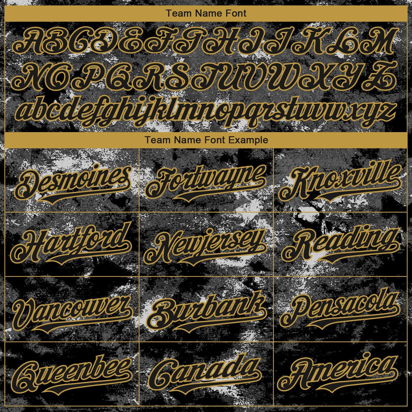 Custom Tie Dye Black-Old Gold Authentic Baseball Jersey