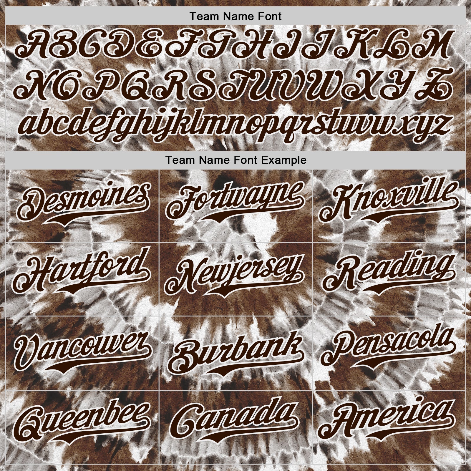 Custom Tie Dye Brown-White Shibori Pattern Authentic Baseball Jersey