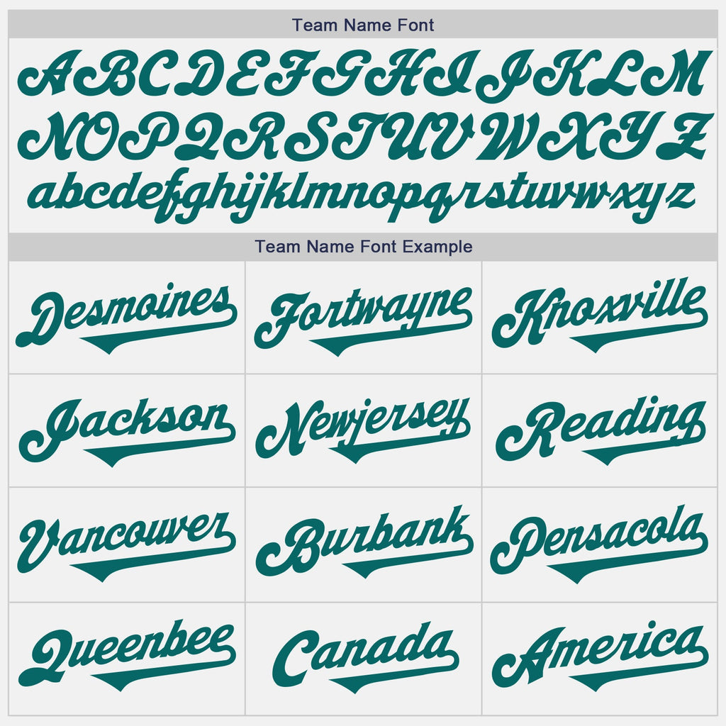 Custom White Teal Authentic Two Tone Baseball Jersey