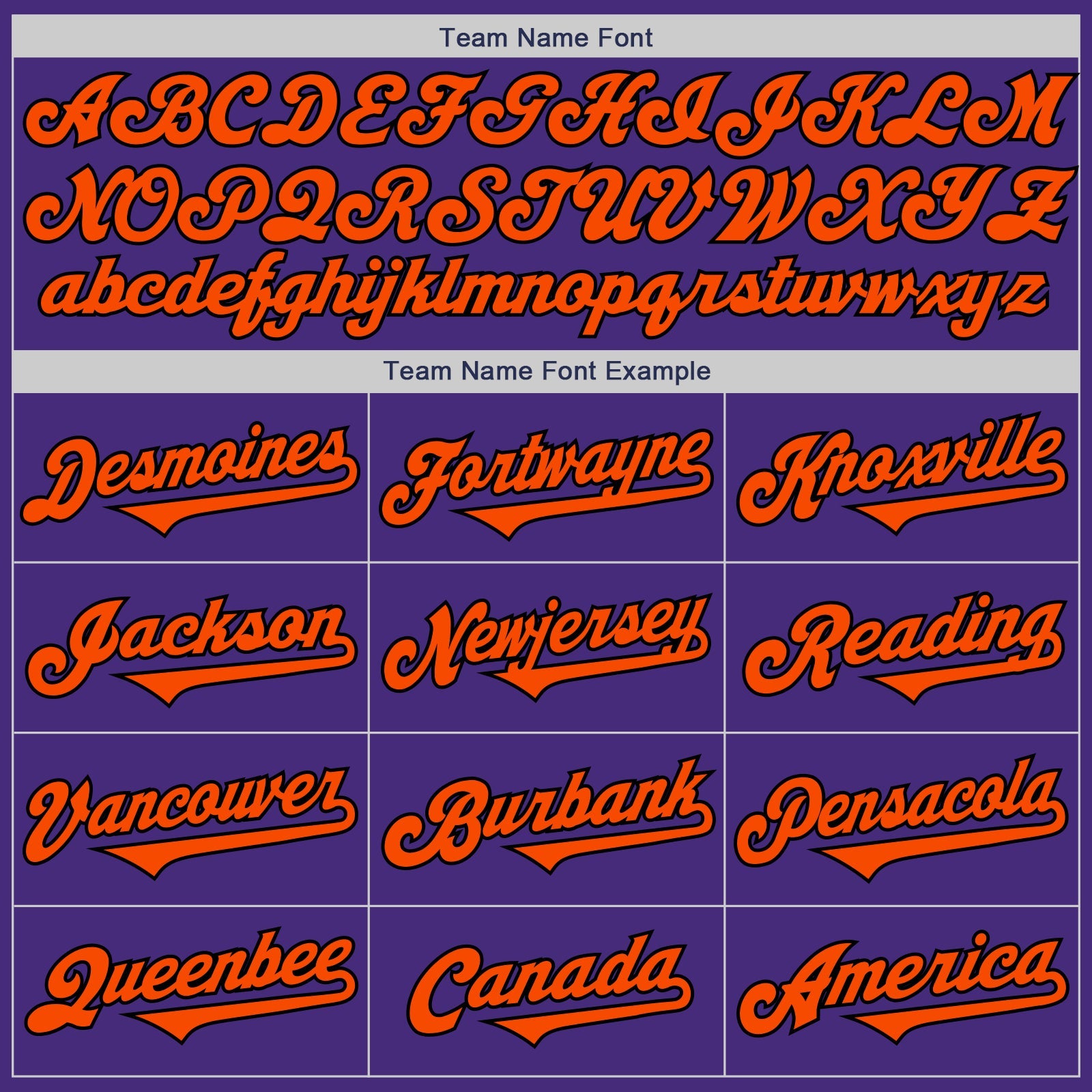 Custom Purple Orange-Black Authentic Two Tone Baseball Jersey
