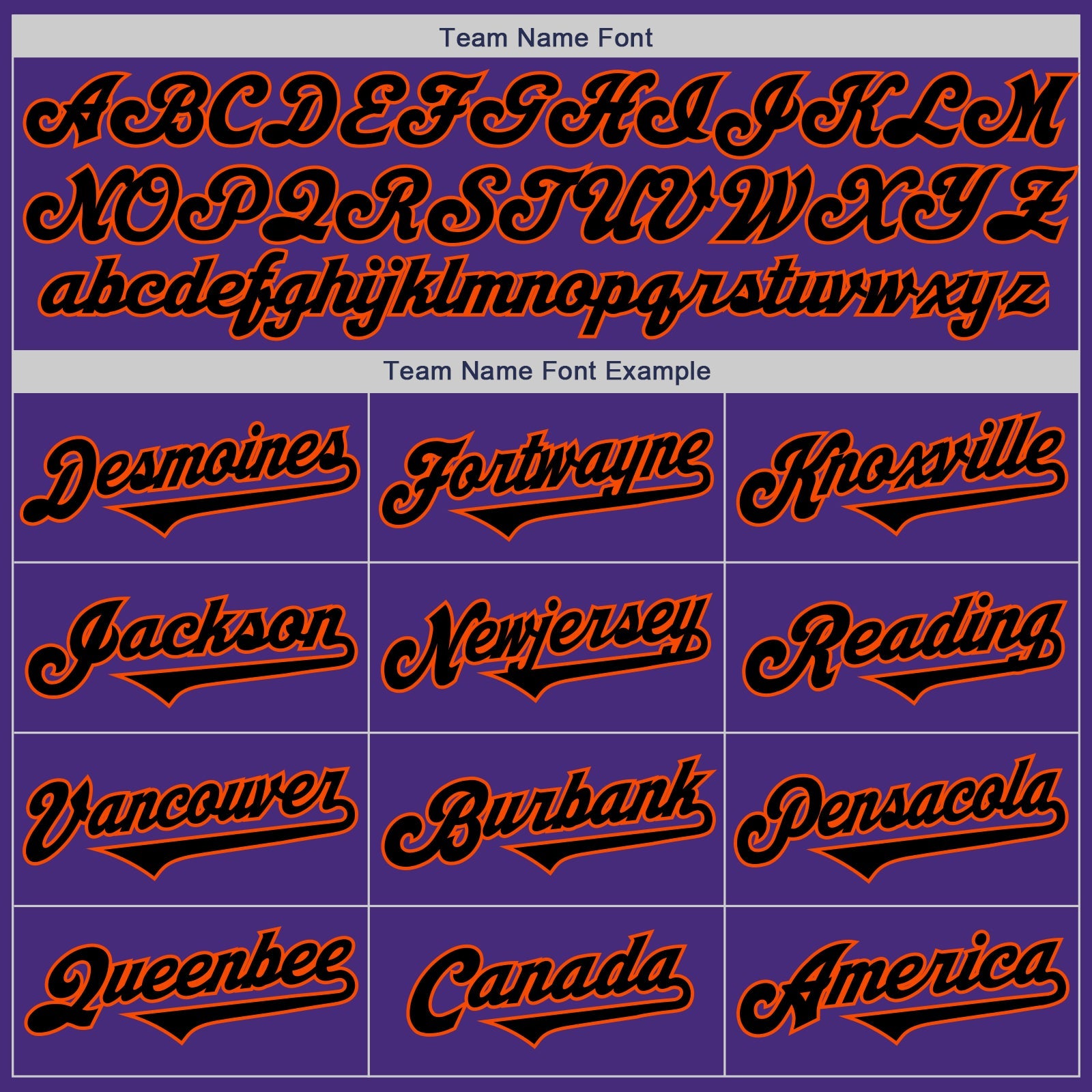 Custom Purple Black-Orange Authentic Two Tone Baseball Jersey