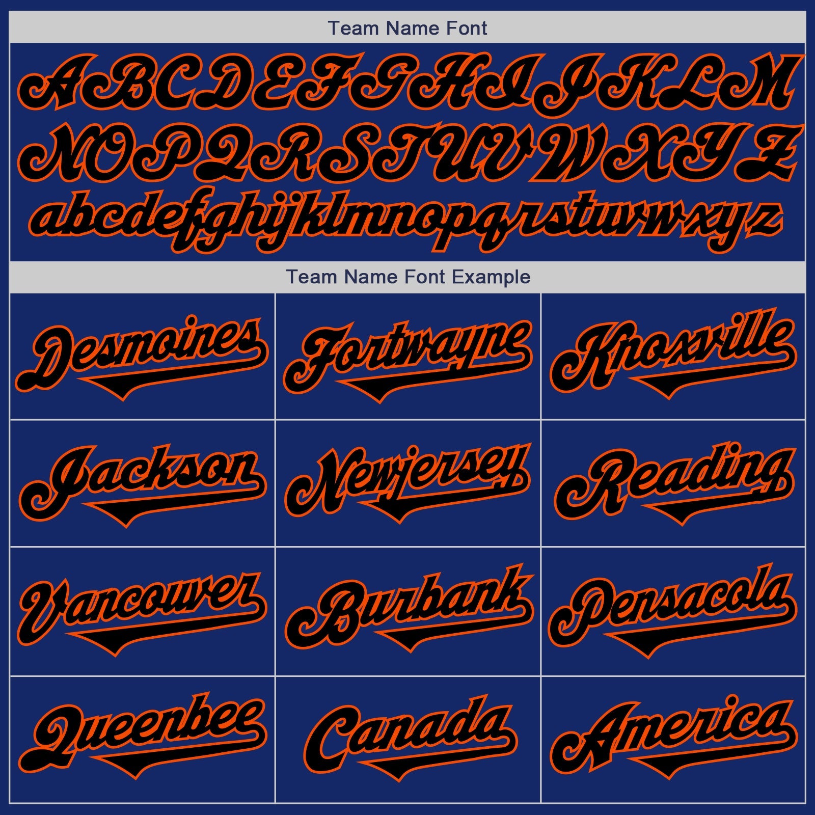 Custom Royal Black-Orange Authentic Two Tone Baseball Jersey