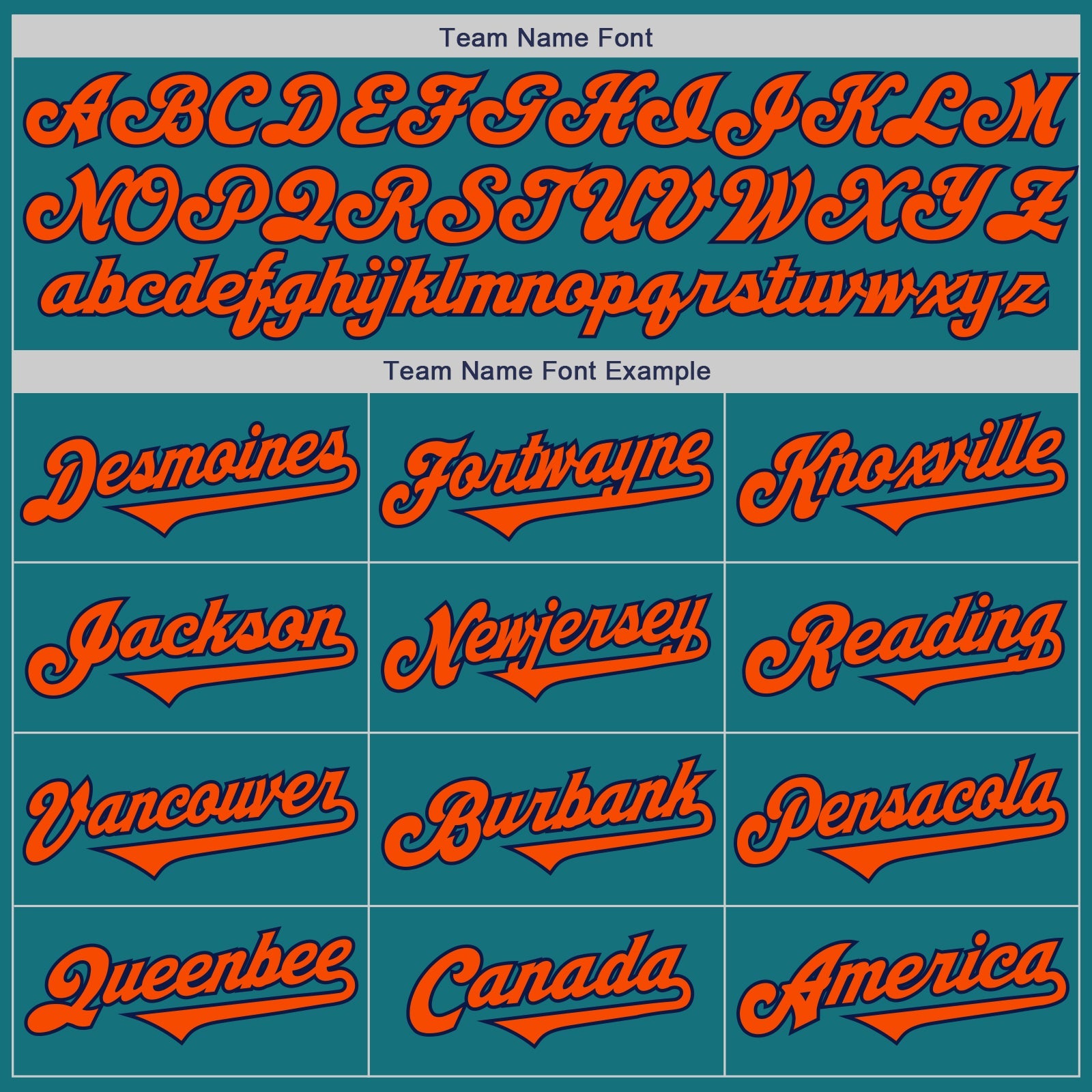 Custom Teal Orange-Navy Authentic Two Tone Baseball Jersey