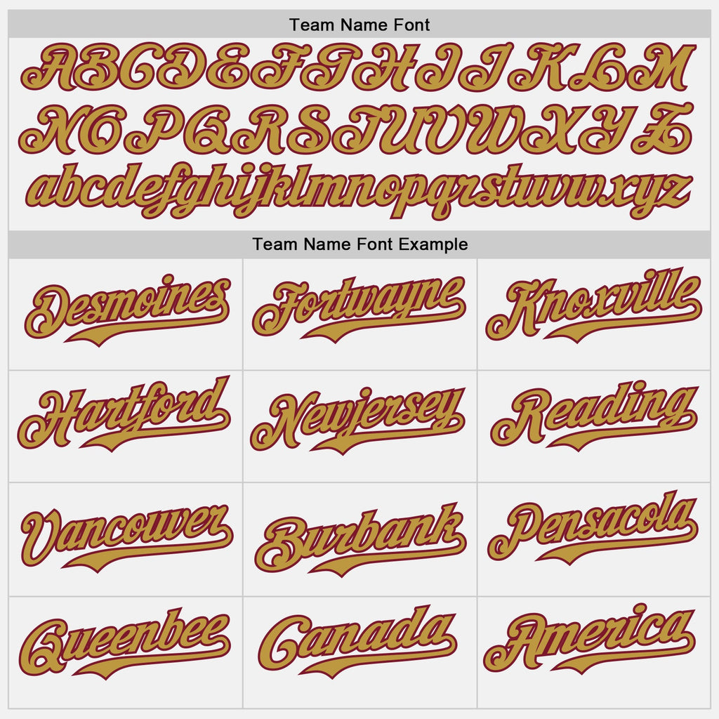 Custom White Old Gold Pinstripe Crimson Authentic Two Tone Baseball Jersey
