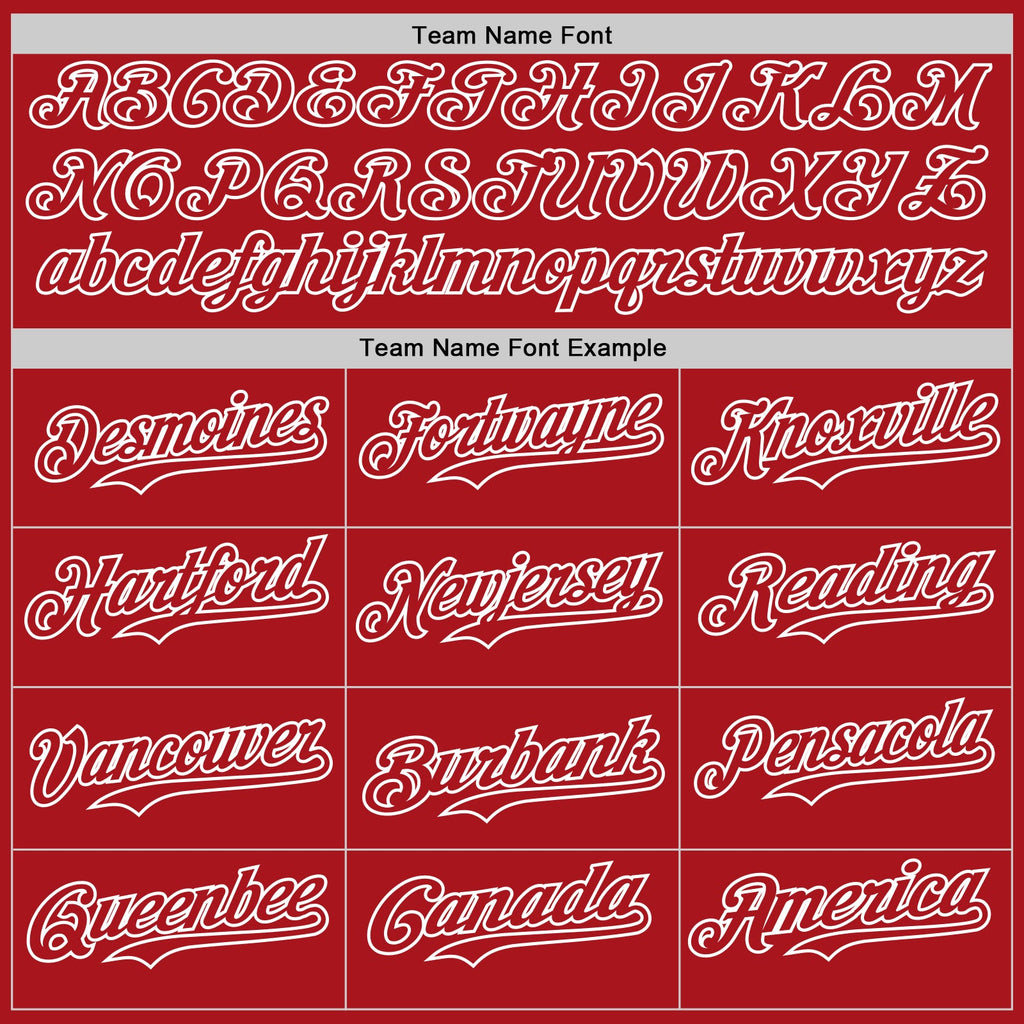 Custom Red White Pinstripe White Authentic Two Tone Baseball Jersey