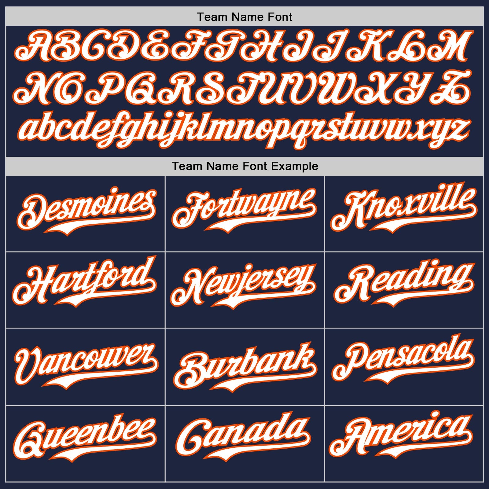 Custom Navy Orange Pinstripe White Authentic Two Tone Baseball Jersey