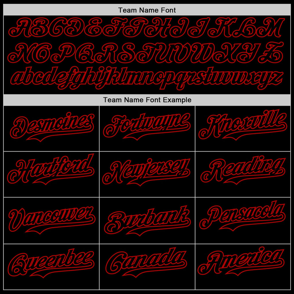 Custom Black Red-Gold Digital Camo Two Tone Authentic Baseball Jersey