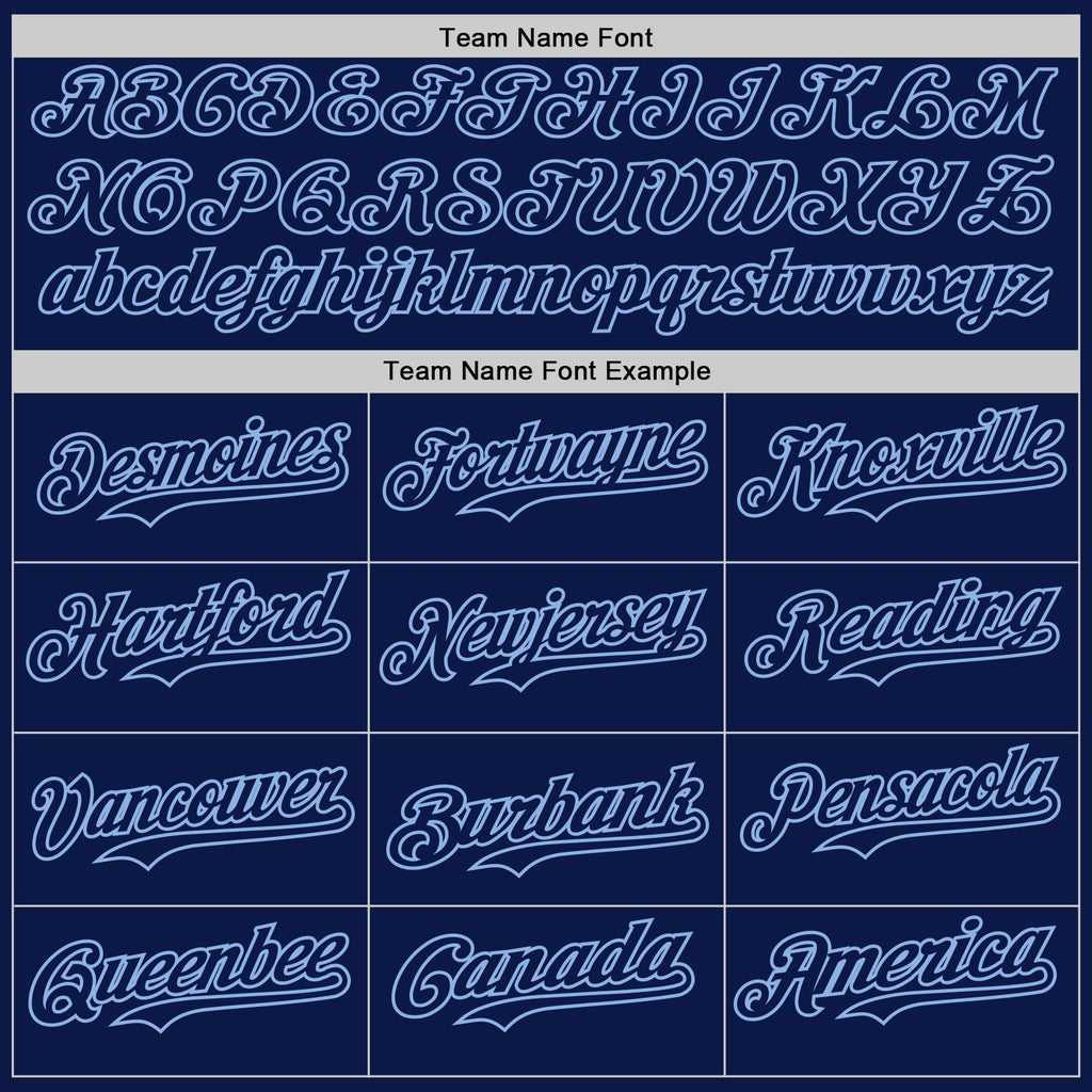 Custom Navy Light Blue Gold-White Digital Camo Two Tone Authentic Baseball Jersey