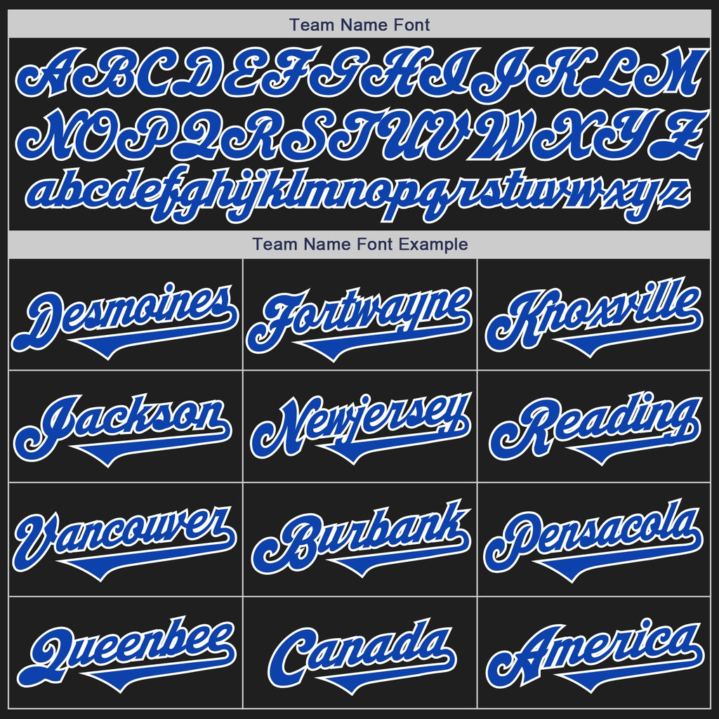 Custom Black Thunder Blue Neon Green-White Two Tone Authentic Baseball Jersey