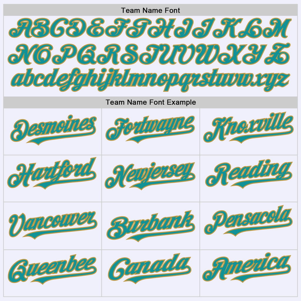 Custom White Teal-Old Gold Mesh Authentic Throwback Baseball Jersey