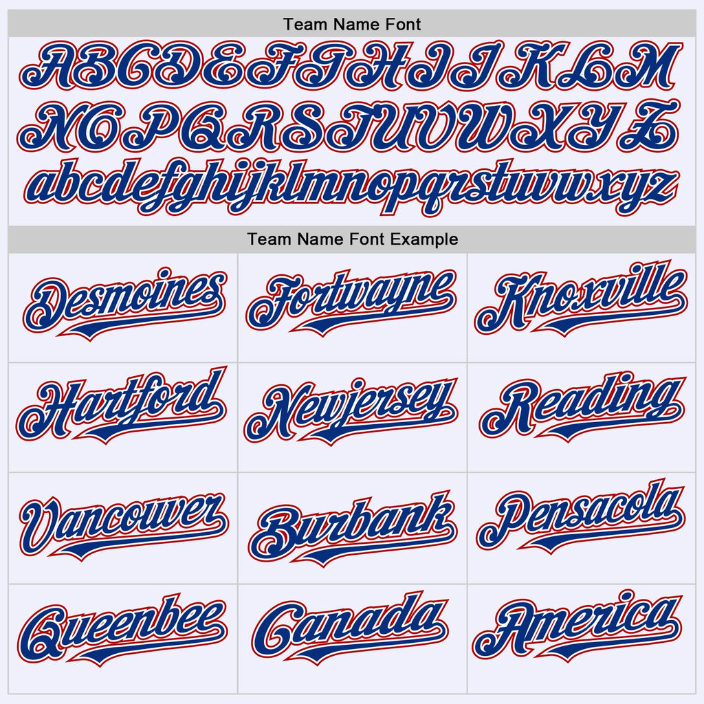 Custom White Royal-Red Mesh Authentic Throwback Baseball Jersey