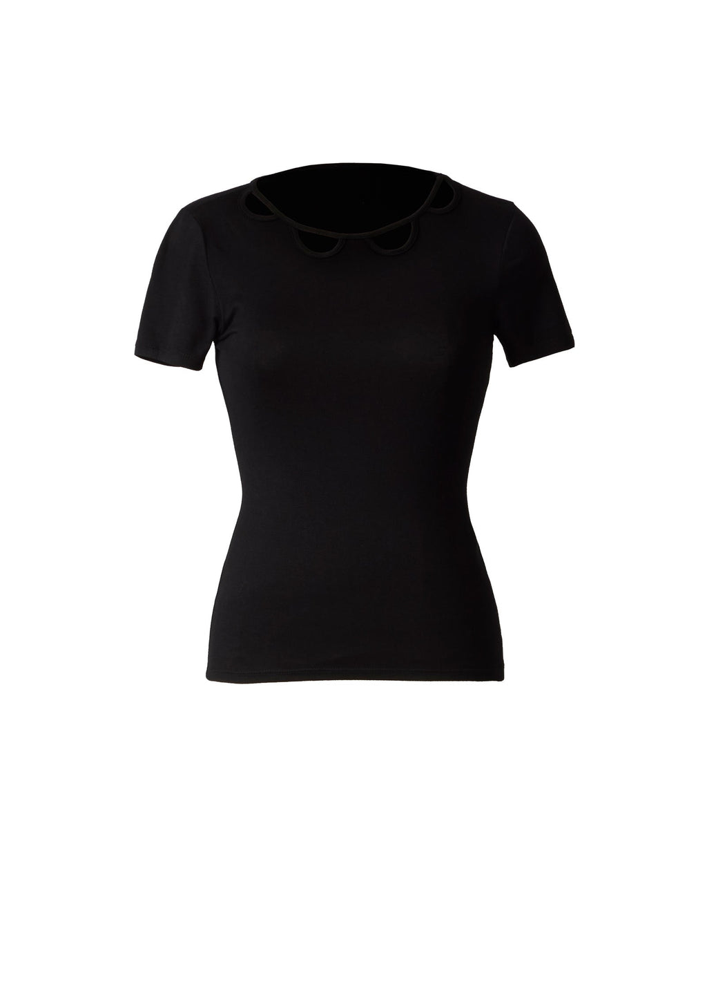 Cut-Out Top - Jet Black