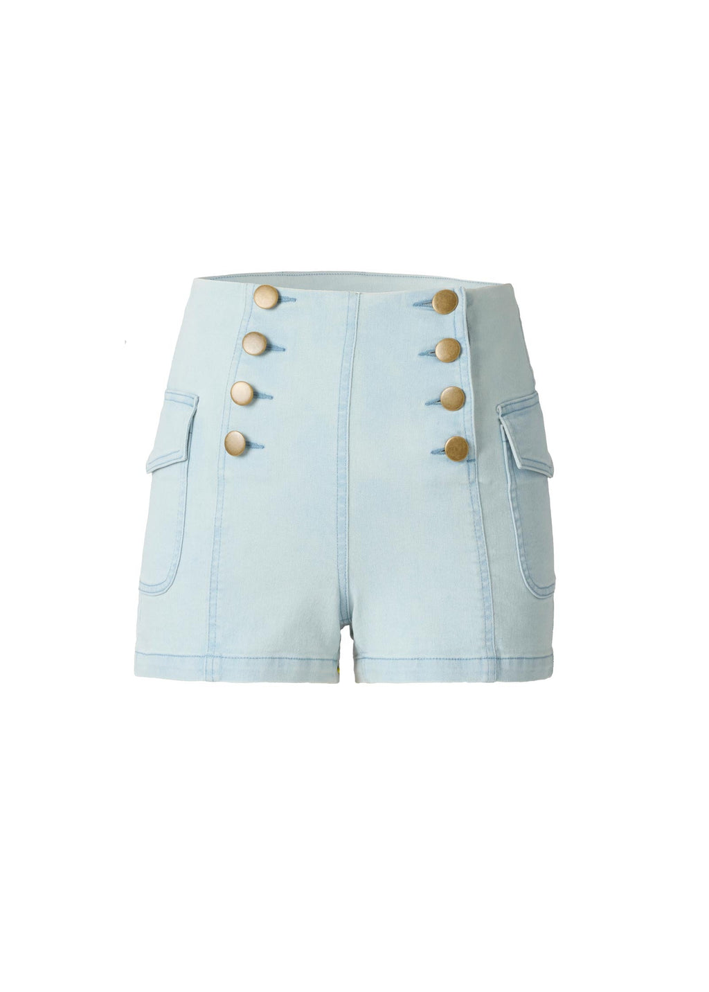 Cargo Sailor Shorts - Light Wash