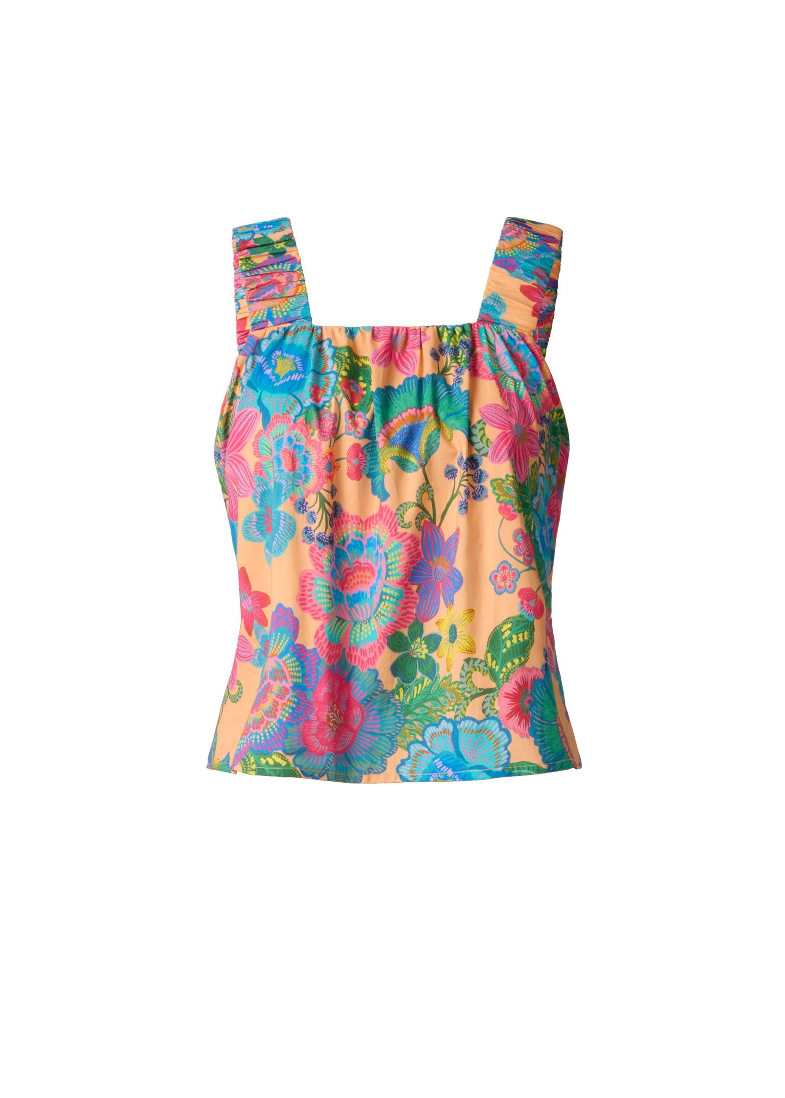 Poplin Printed Tank - Dopamine Floral