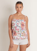 Linen Sleeveless Tank With Tassel - Hothouse Botanical